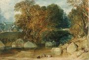 Joseph Mallord William Turner Turner 1813 watercolour, Ivy Bridge oil